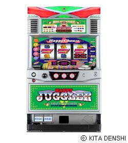ハッピージャグラーV2の筐体